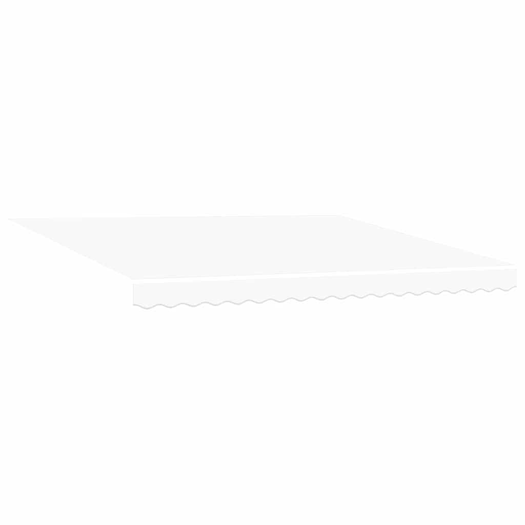 Nadstrešnica Bijela 400 × 300 cm Poliester i metal