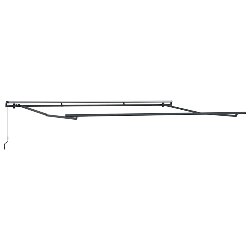 Povlačivi tende Svjetlosiva 400 × 300 cm Poliester i aluminij