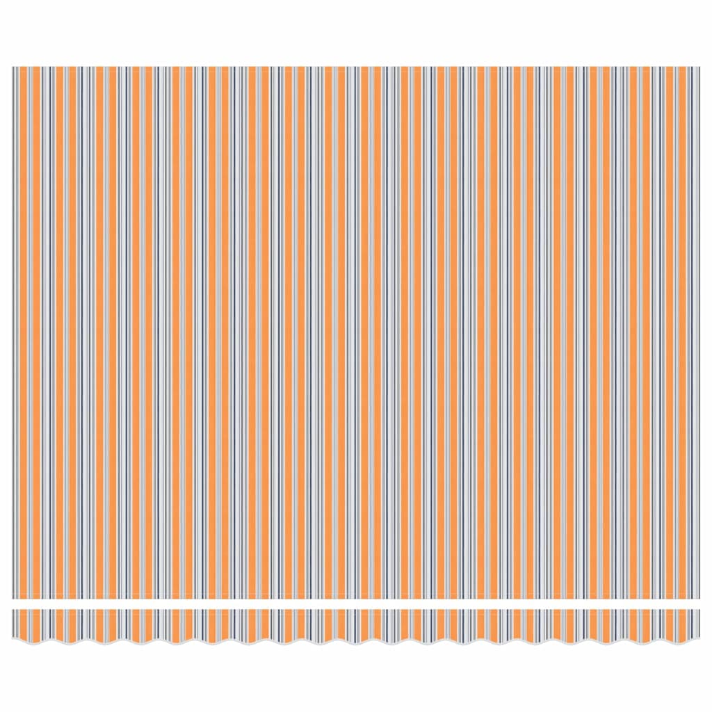 Povlačivi tende Šareni 400 × 350 cm Poliester i aluminij