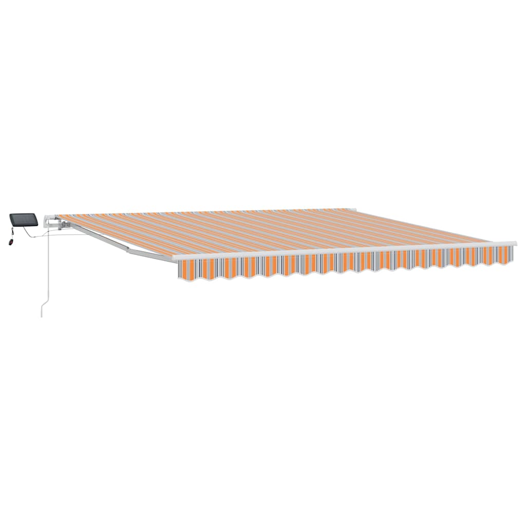 Povlačivi tende Šareni 400 × 300 cm Tkanina i Aluminij