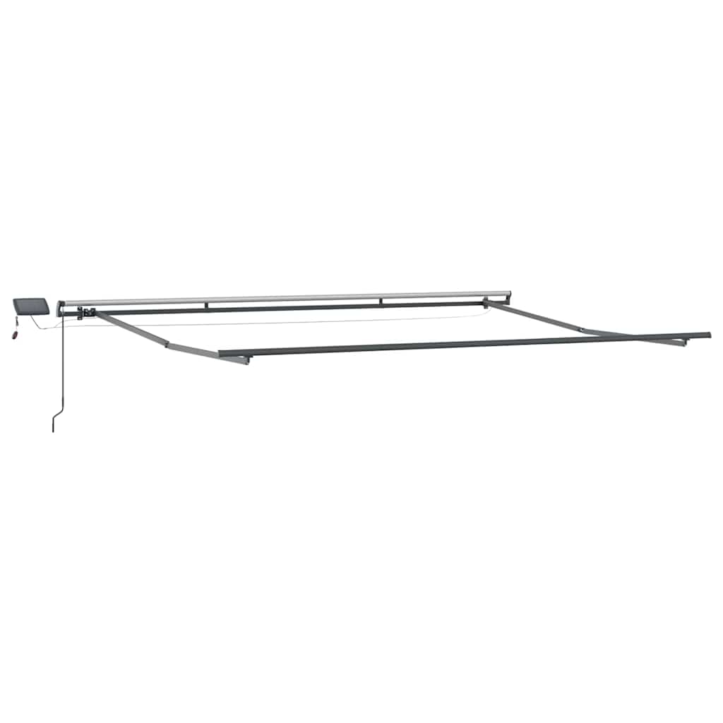 Povlačivi tende Šareni 400 × 350 cm Tkanina i Aluminij