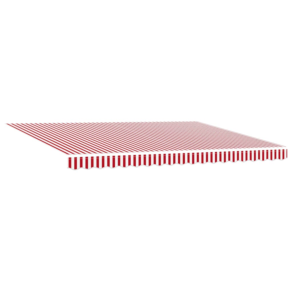 Povlačivi tende Crvena 450 × 300 cm Poliester i aluminij