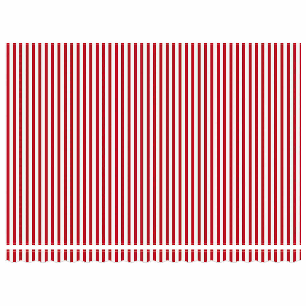 Povlačivi tende Crvena 450 × 300 cm Poliester i aluminij