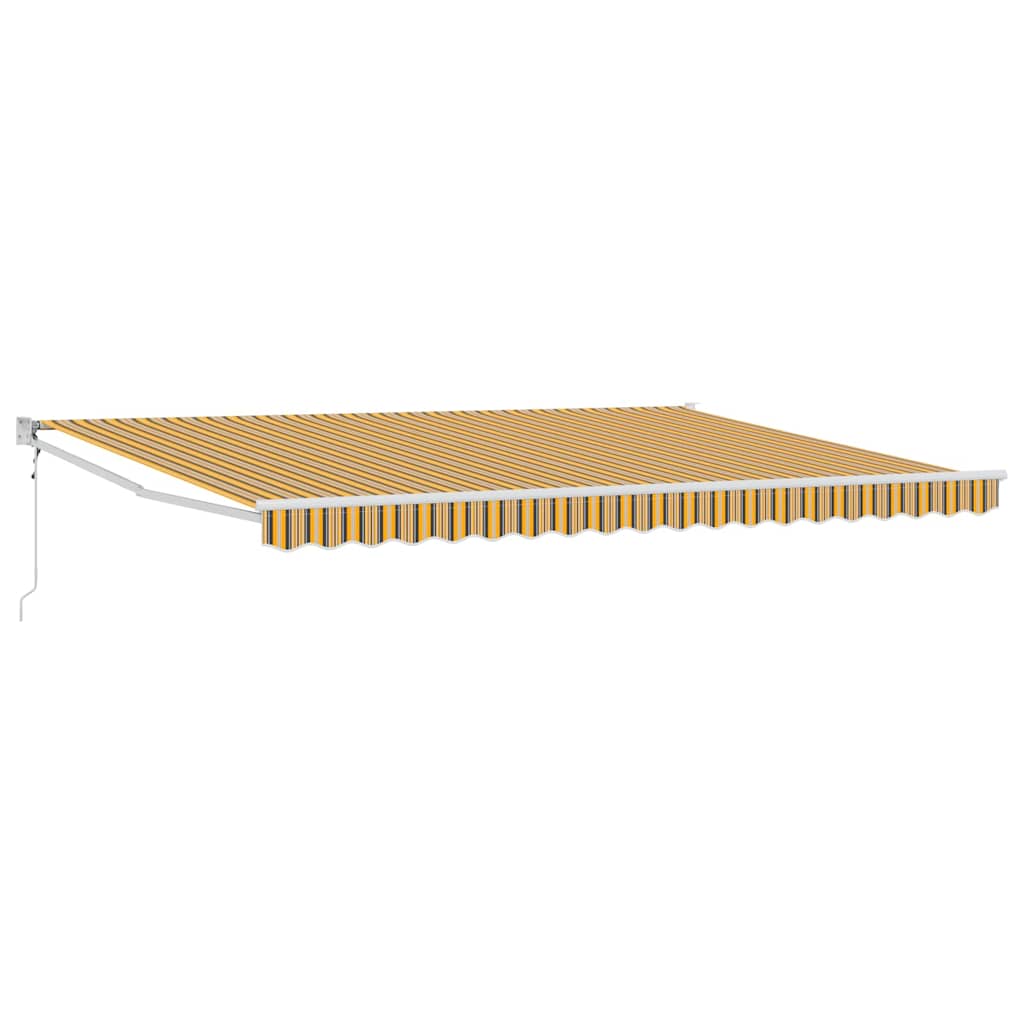 Nadstrešnica Šareni 450 × 300 cm Poliester i metal