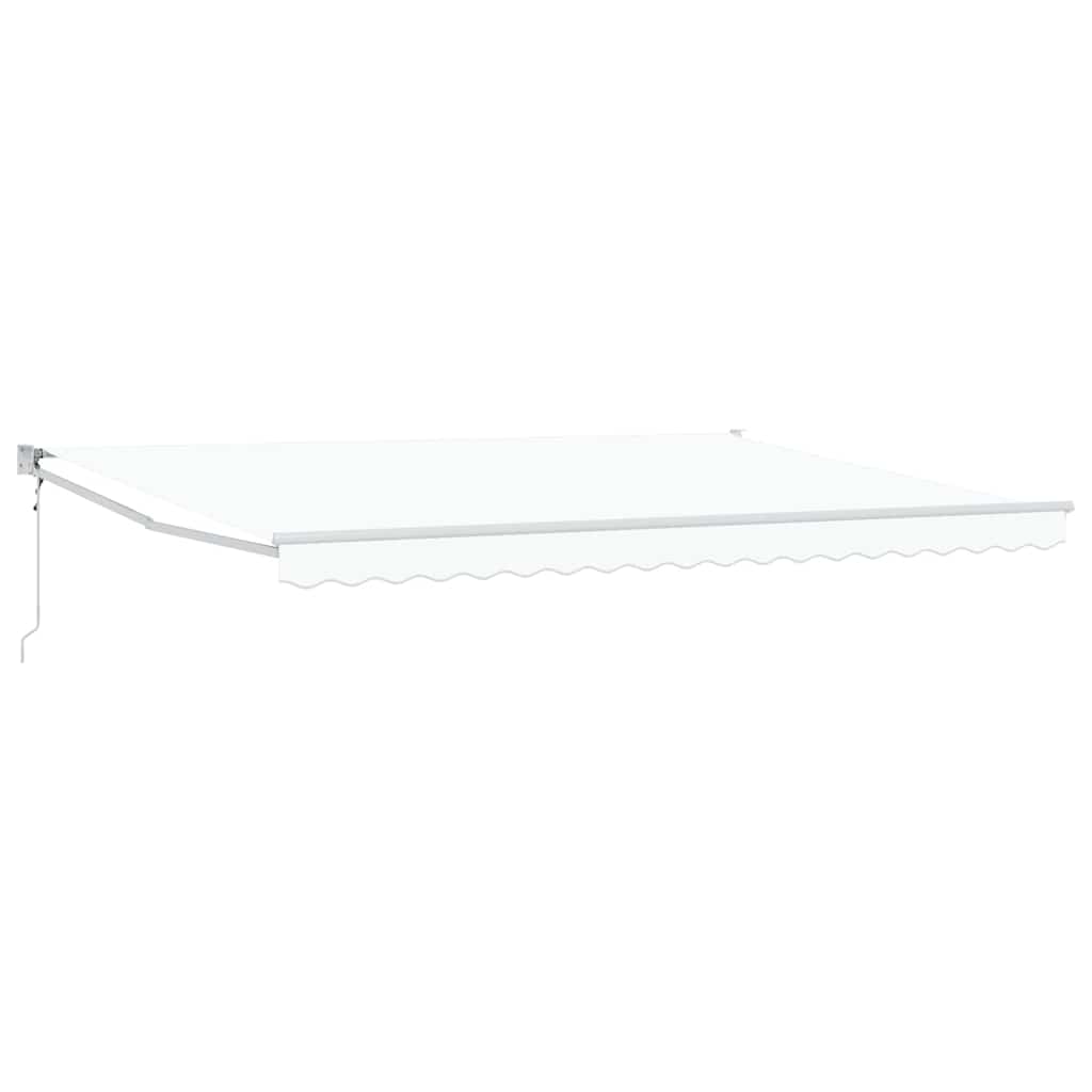 Nadstrešnica Bijela 450 x 300 x 165 cm Poliester i metal