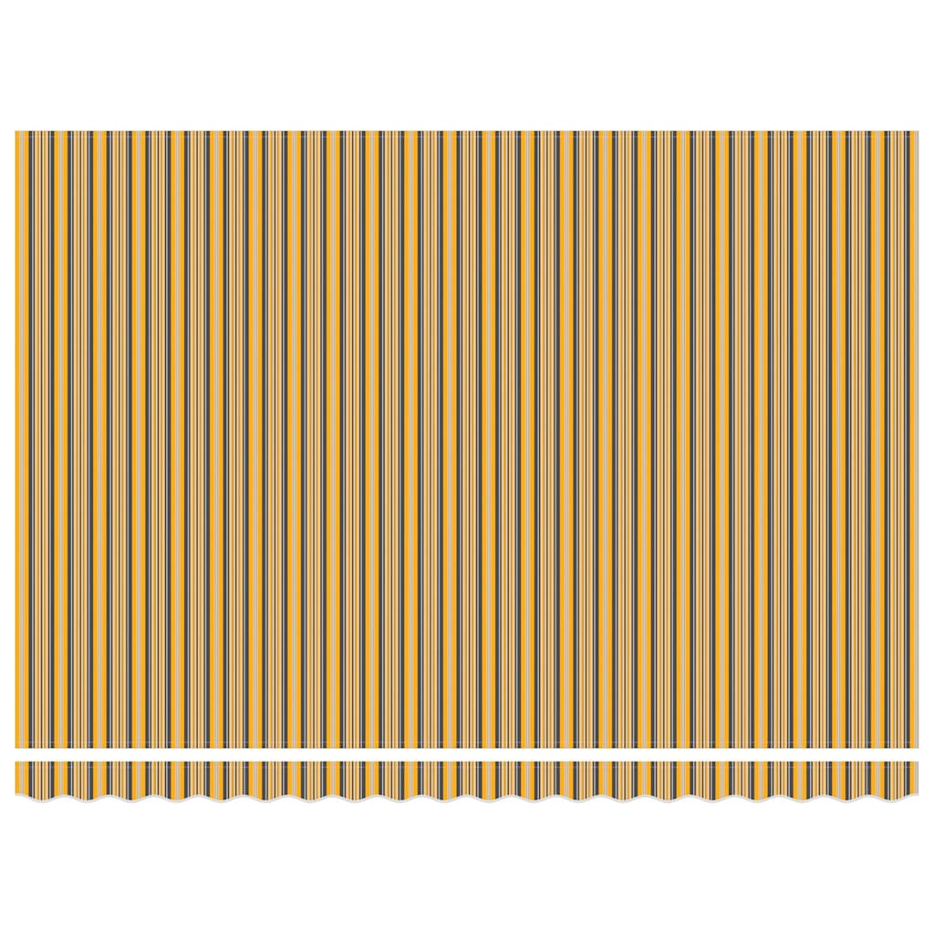 Povlačivi tende Šareni 450 × 350 cm Tkanina i Aluminij