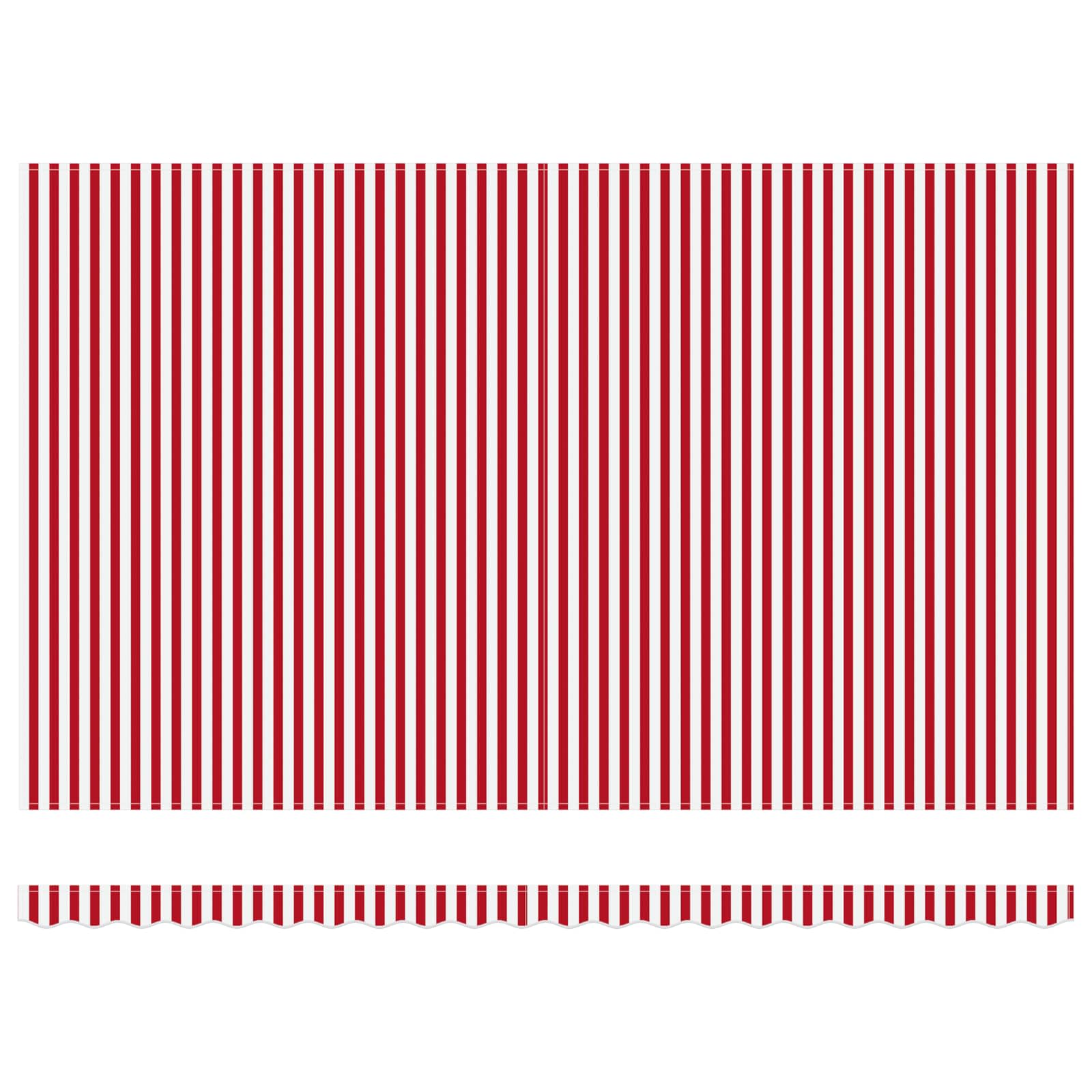 Povlačivi tende Crvena i bijela 500 × 300 cm Platno i Aluminij