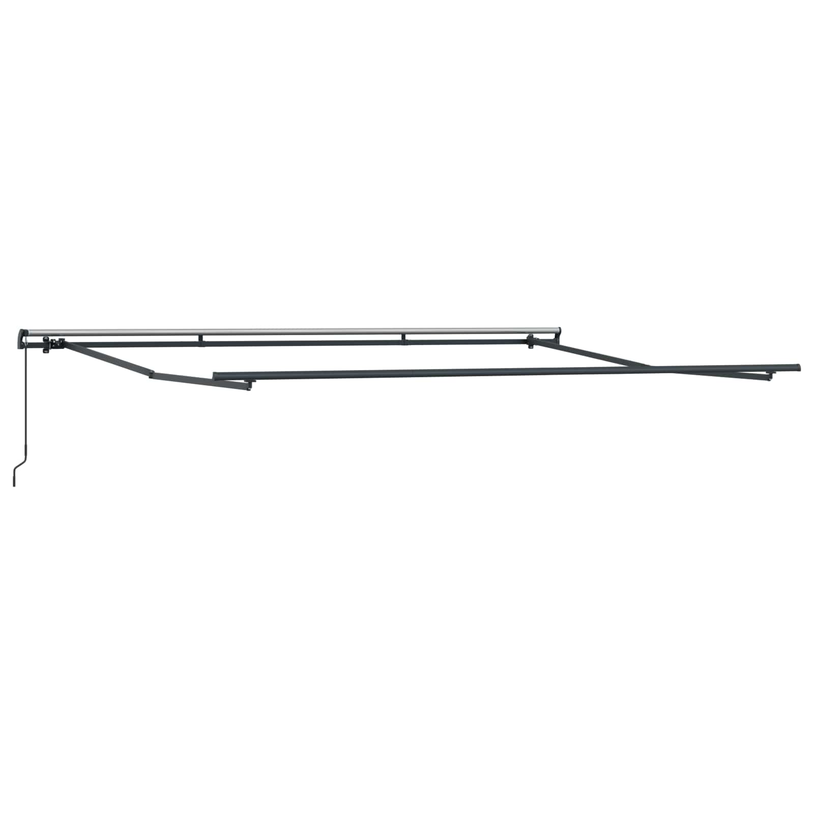Povlačivi tende Šareni 500 × 350 cm Poliester i aluminij