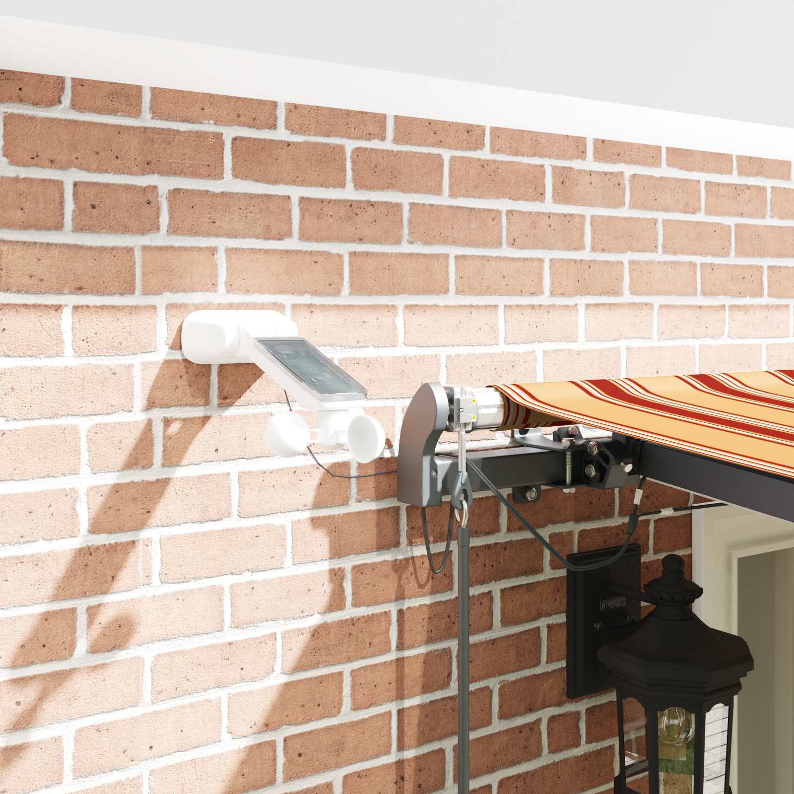 Tkanina za tende Žuta i narančasta 600 × 300 cm Poliester