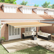 Povlačivi tende Šareni 600 × 300 cm Tkanina i Aluminij