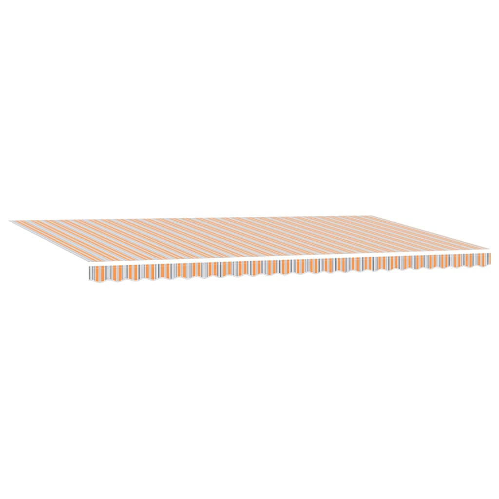Povlačivi tende Šareni 600 × 350 cm Poliester i aluminij