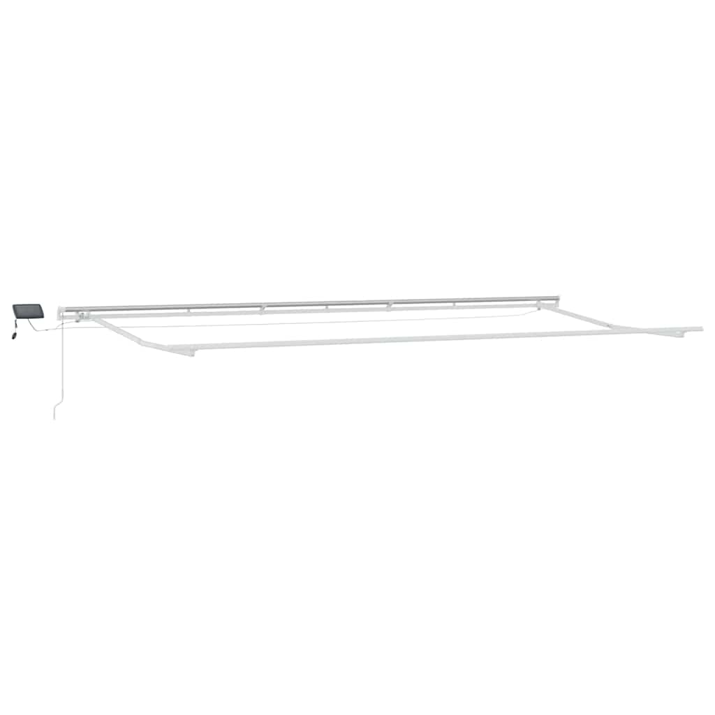 Povlačivi tende Šareni 600 × 350 cm Tkanina i Aluminij