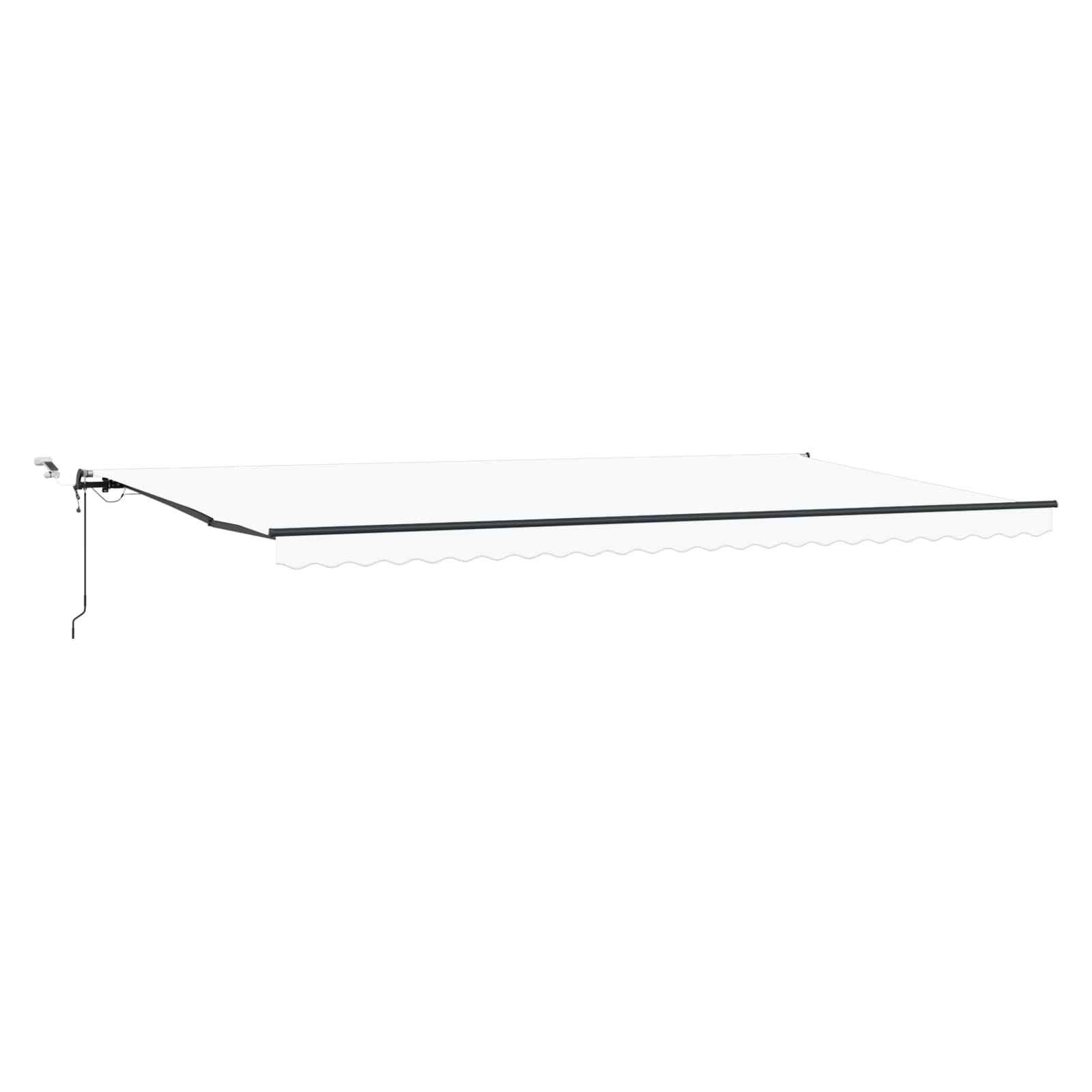 Tkanina za tende Bijela 600 × 350 cm Poliester