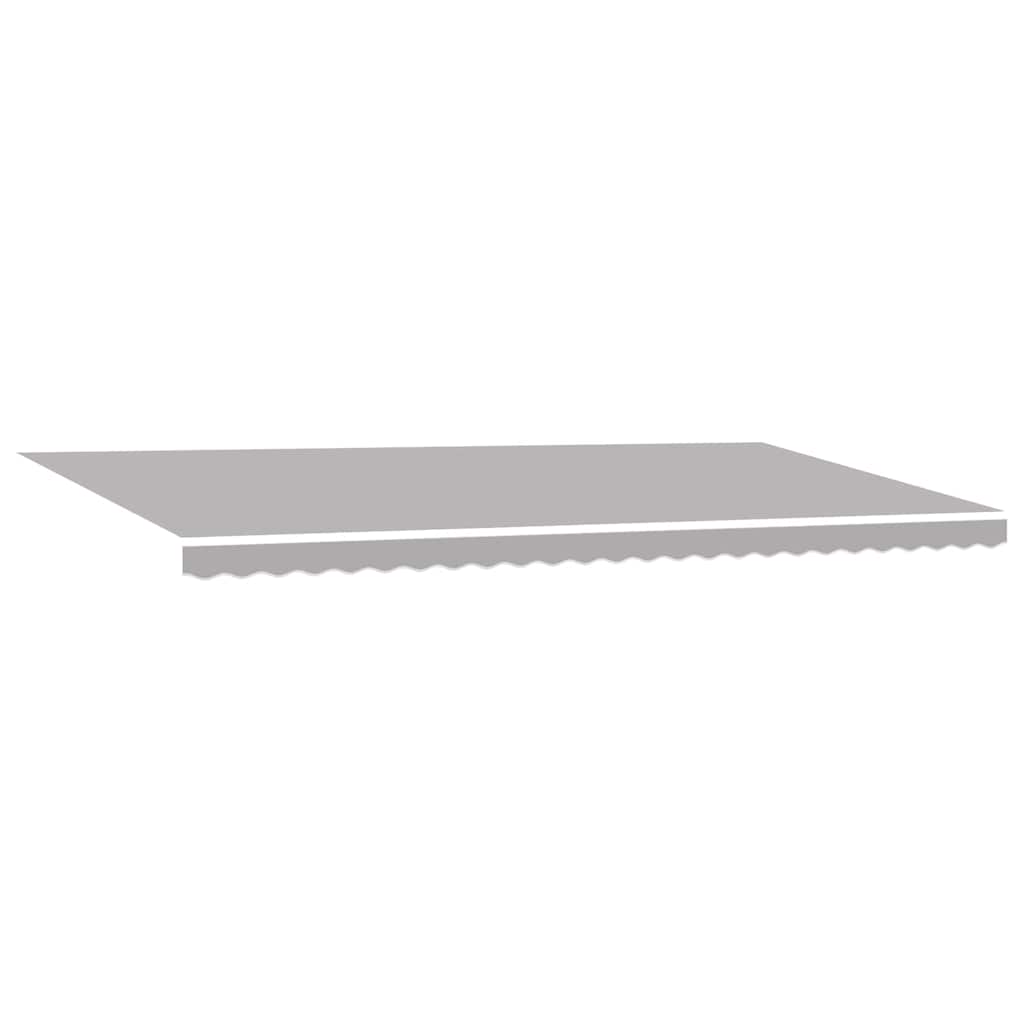 Povlačivi tende Svjetlosiva 600 × 350 cm Tkanina i Aluminij