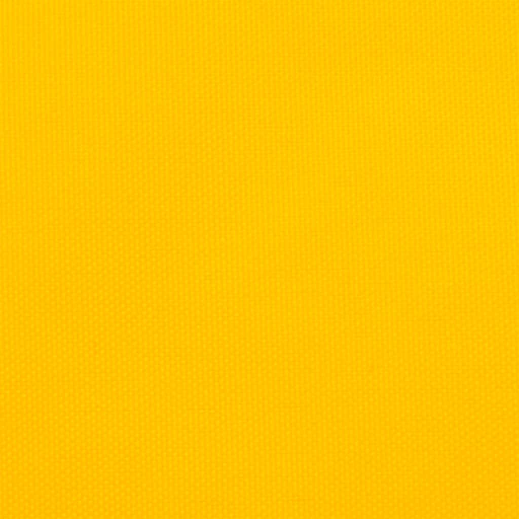 Jedro za sjenu od sunca žuto 7x5x5 m 100% poliester Oxford