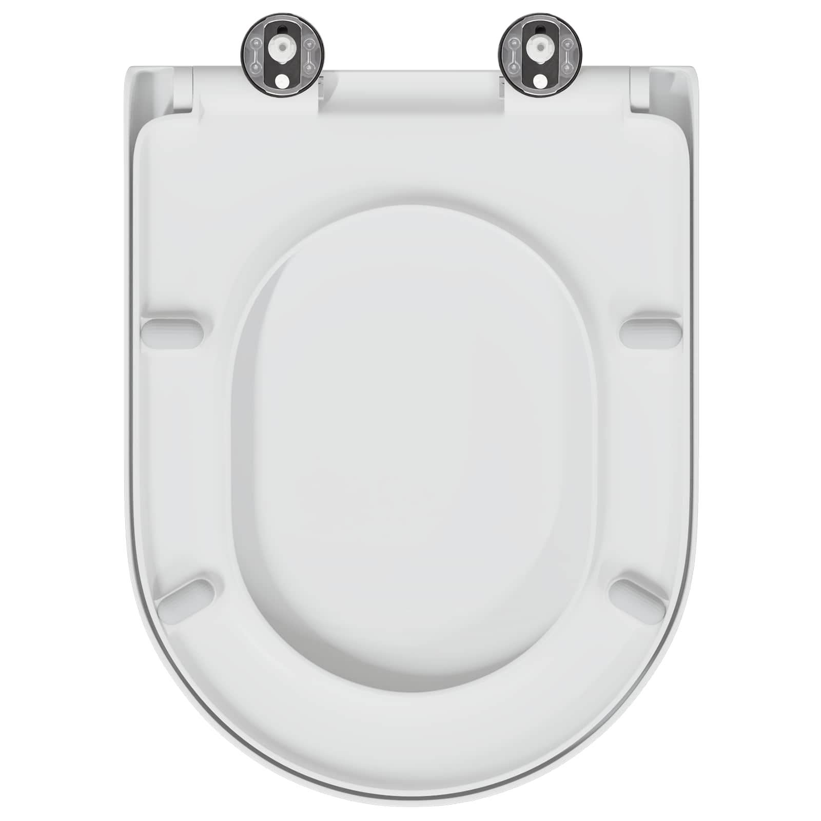 WC daska Bijelo 49 x 36 x 4 cm Duroplast