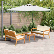 Bistro set s jastukom 3 pcs Smeđa Poliester