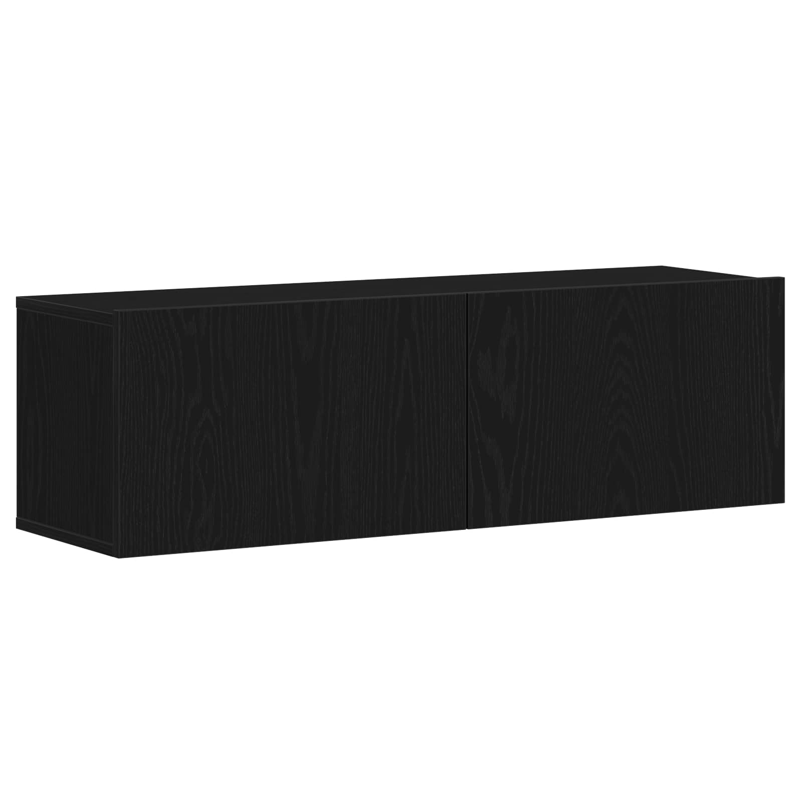 Set TV komoda Zidne 4 pcs Crni hrast 130,5 x 30 x 140 cm