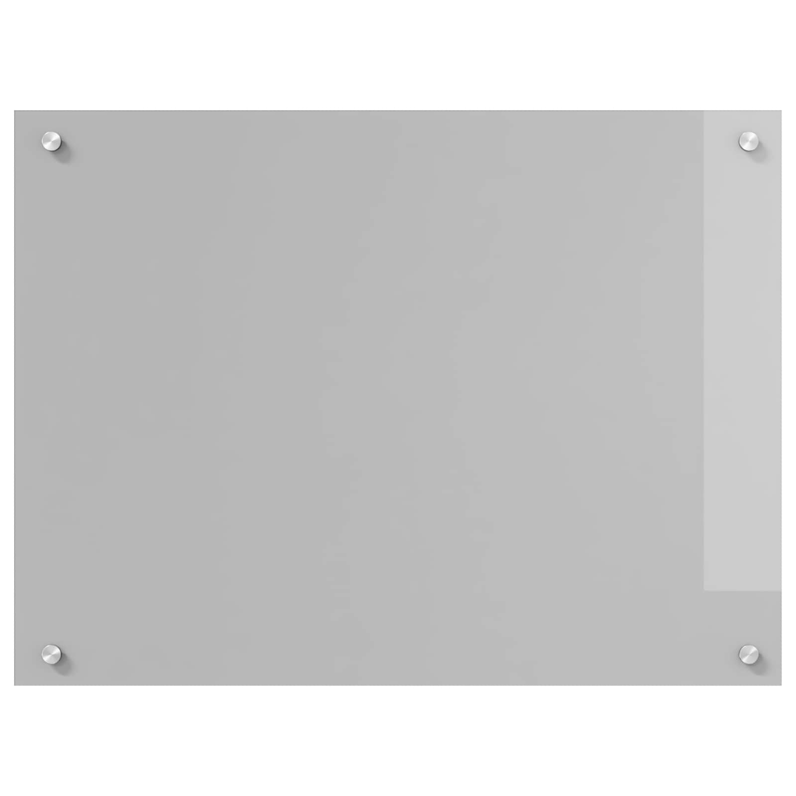 Kuhinjski zid Svijetlo siva 80 x 60 cm Staklo otporno na udarce