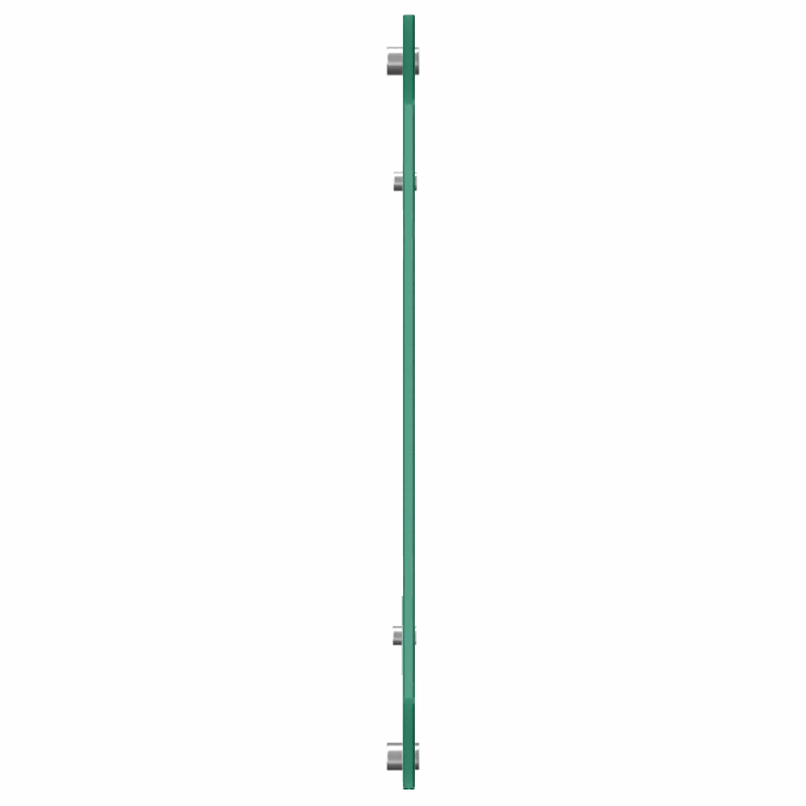 Kuhinjski zid Crna 120 x 40 cm Staklo otporno na udarce