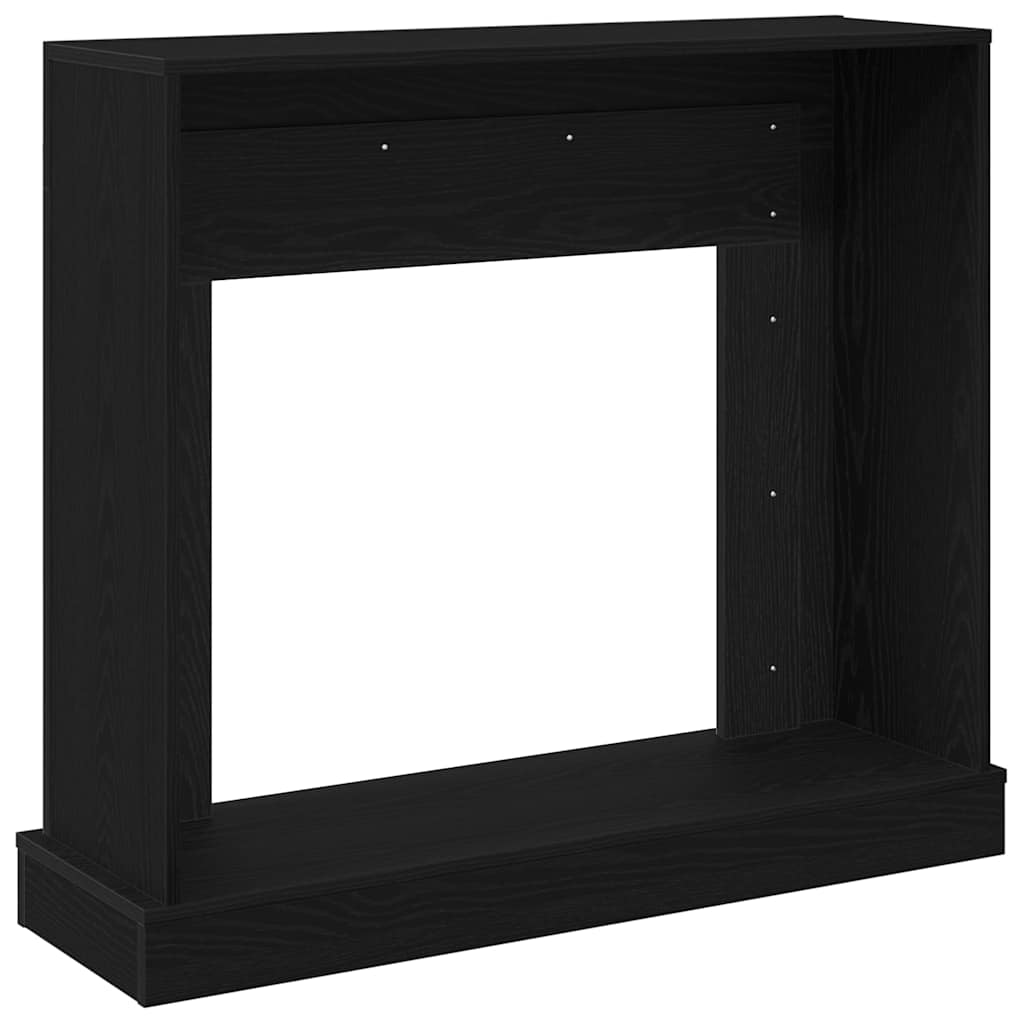 Okvir za kamin crni hrast 100x30x87,5 cm inženjerski drvo