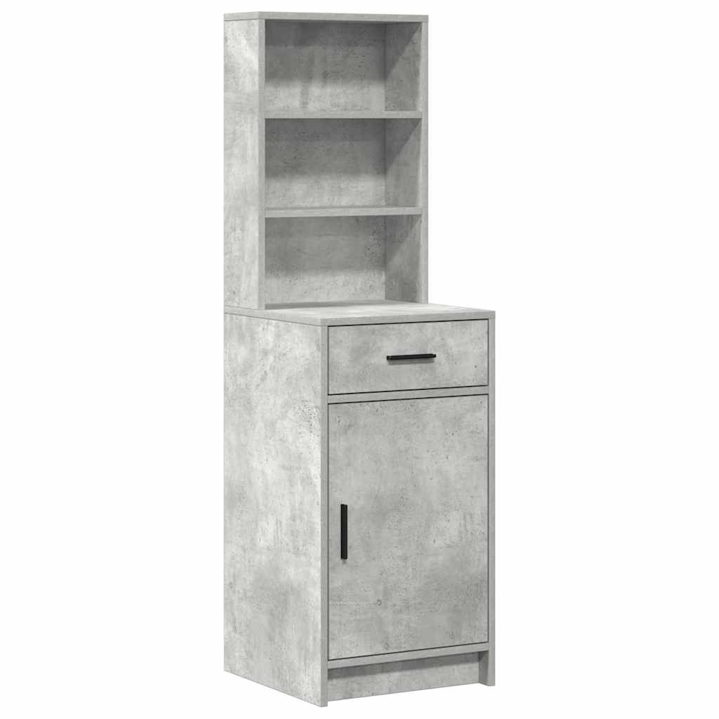 Toaletni stol 2 kom. Siva 78,5 x 41 x 135 cm Konstruirano drvo