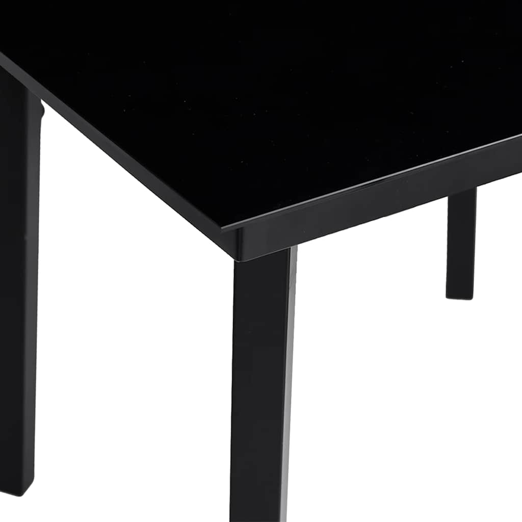 3-dijelni vrtni blagovaonski set s jastucima poliratan i staklo Siva 80 x 80 x 74 cm