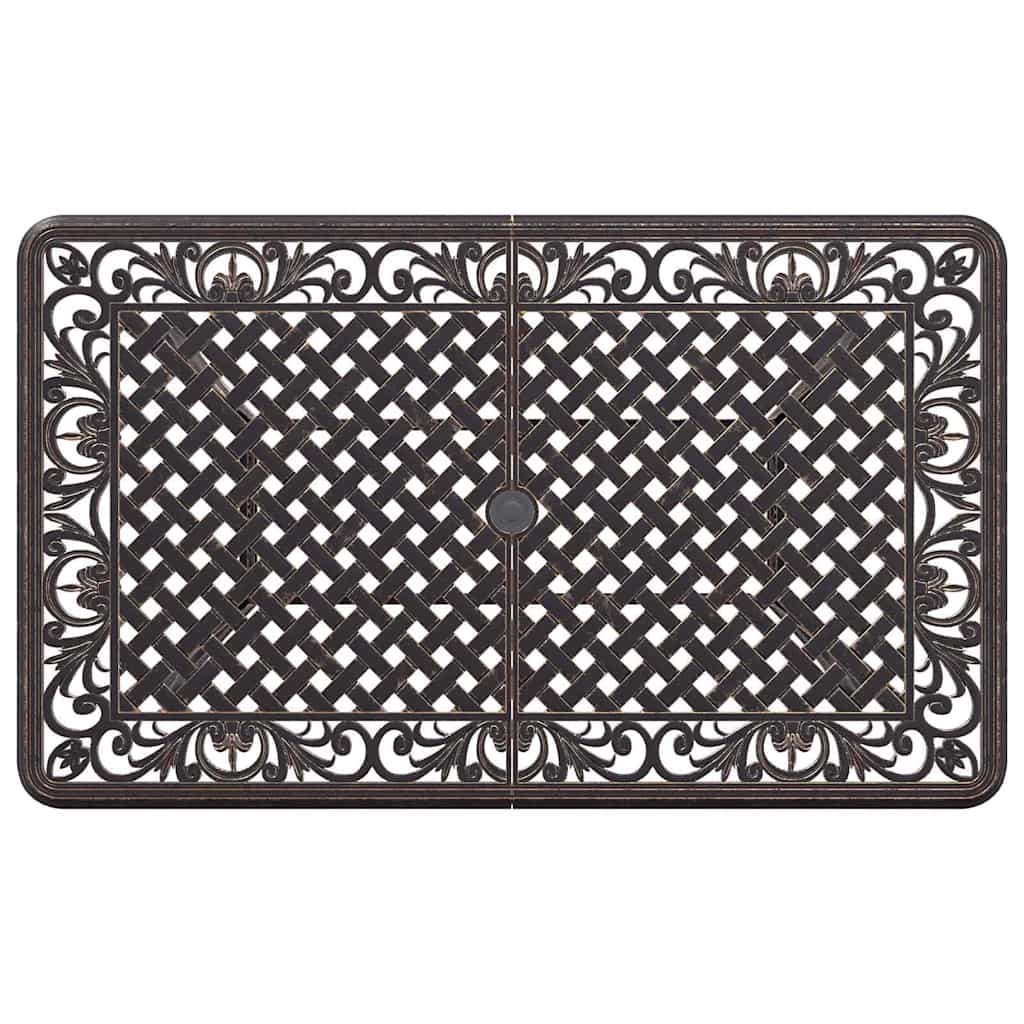Vrtni set za objed 5 pcs Bronzana Aluminij