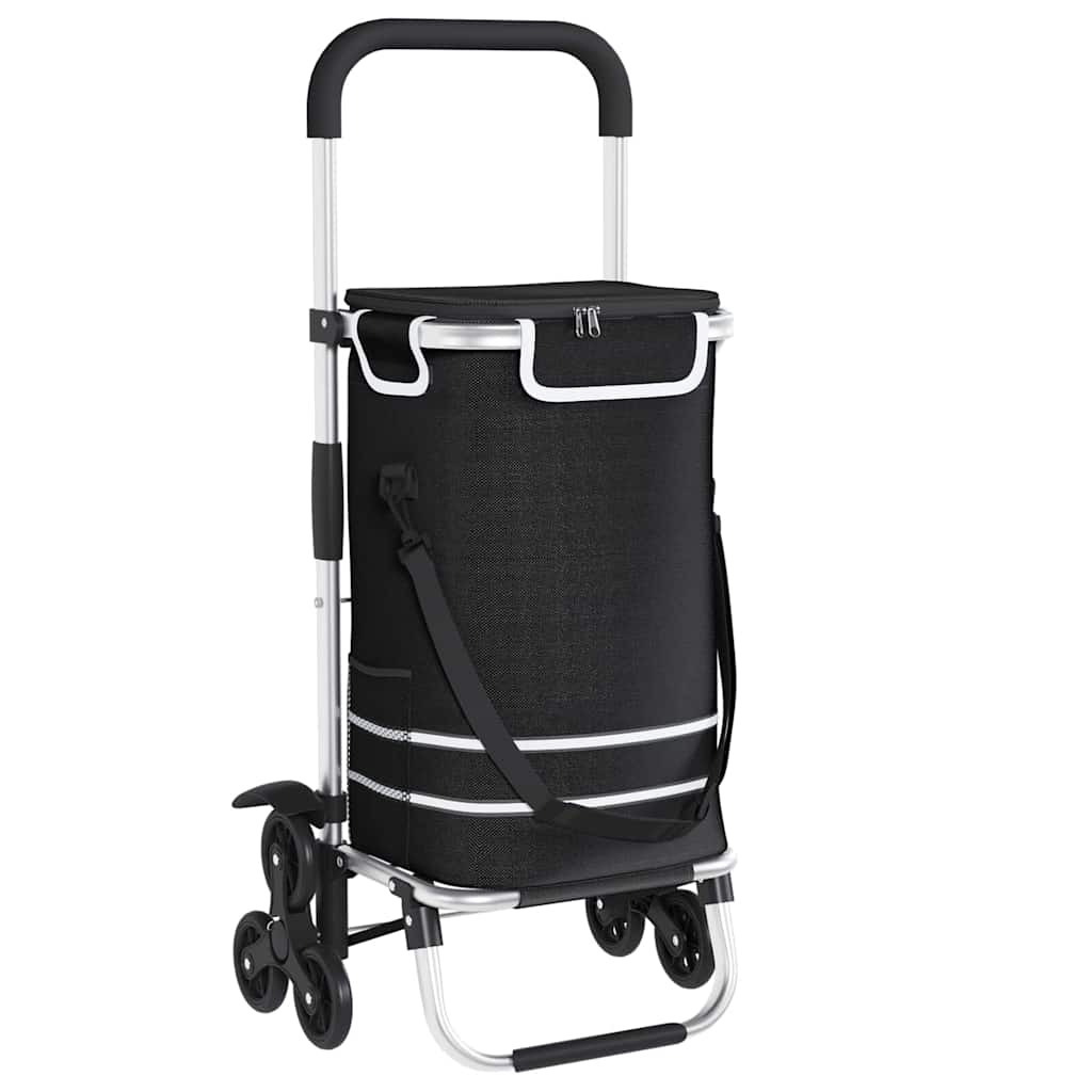 Kolica za kupovinu Crna 47 x 39 x 100,5 cm Oxford tkanina