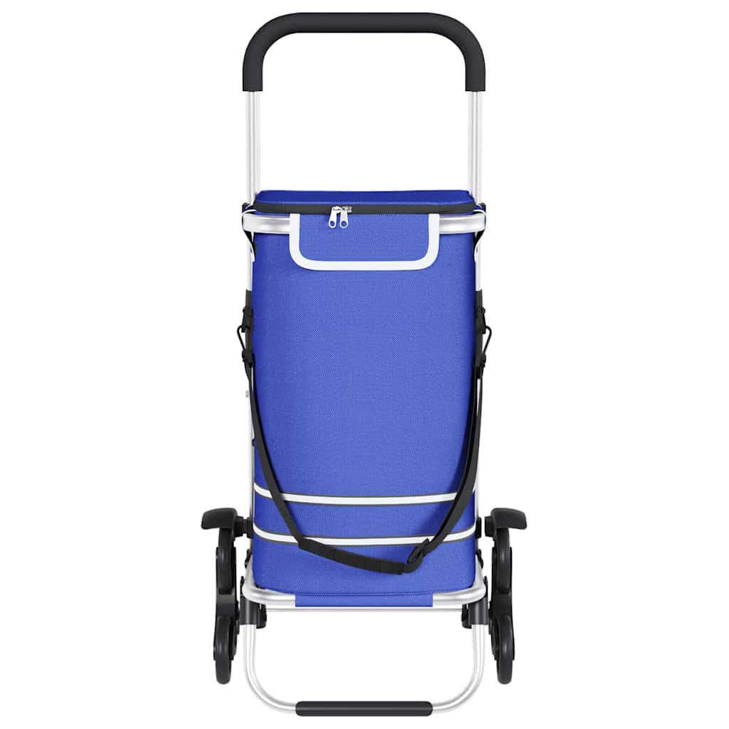Kolica za kupovinu Plava 47 x 39 x 100,5 cm Oxford tkanina