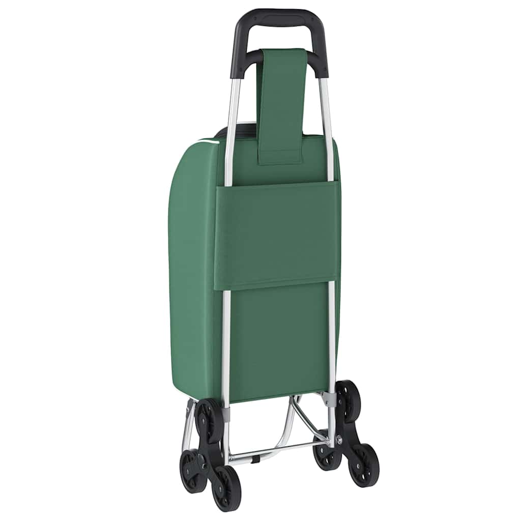 Kolica za kupovinu Zelena 39,5 x 33 x 93 cm Oxford tkanina