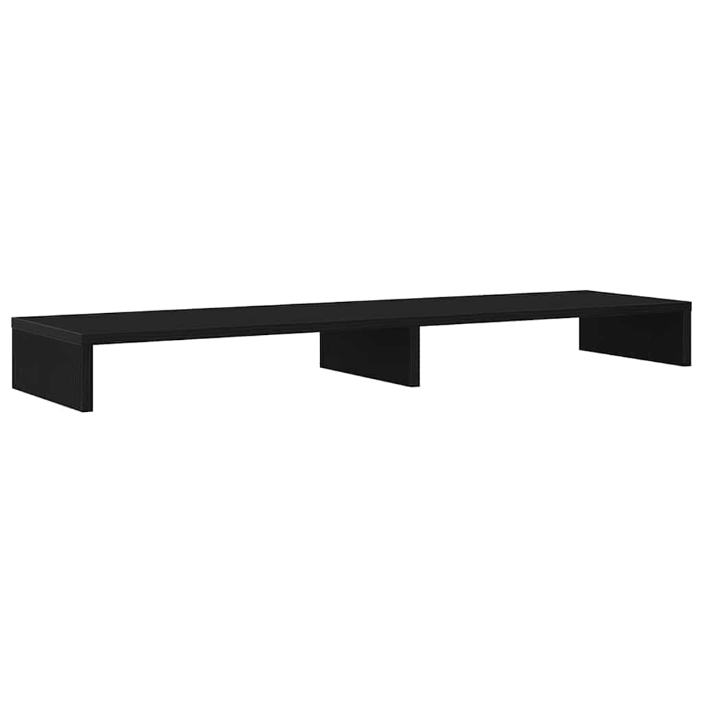 Stalak za monitor Crni hrast 100x27x10 cm Konstruirano drvo