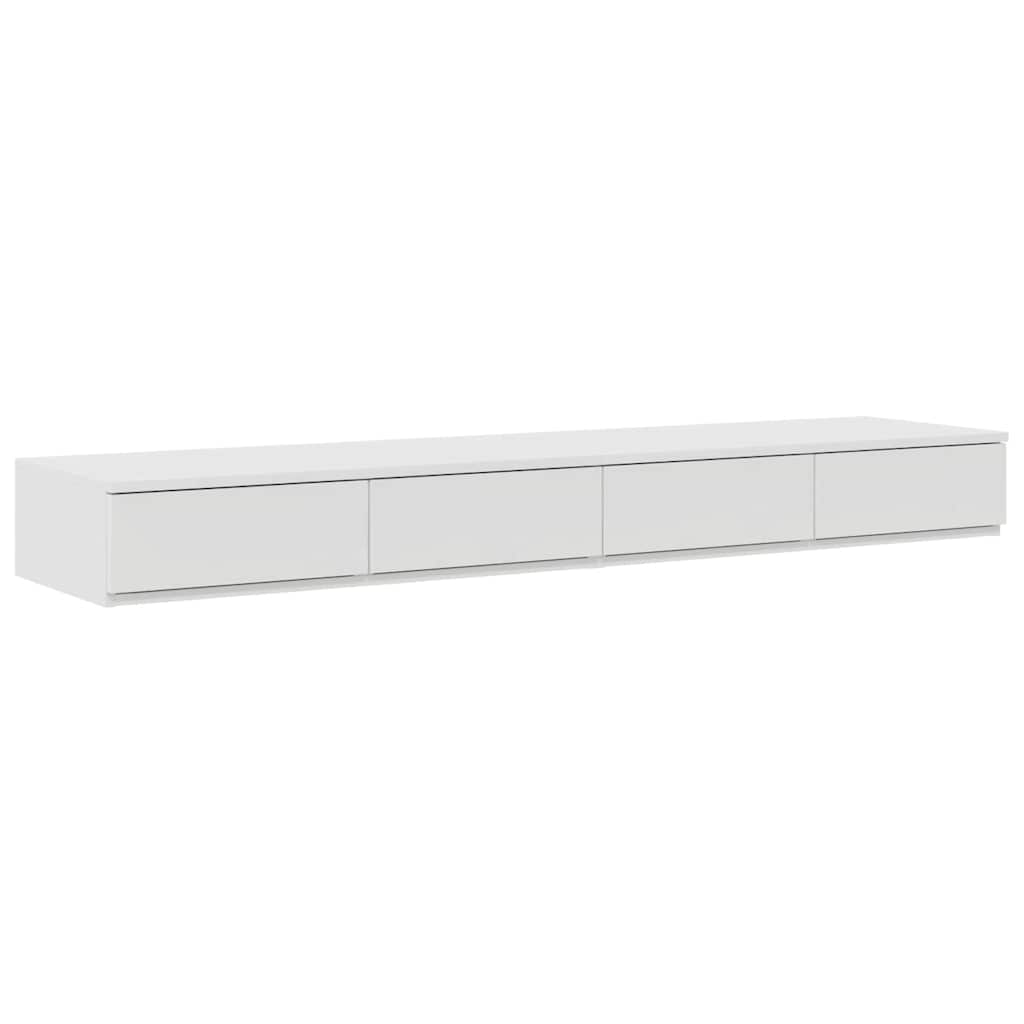 Krevet s ladicama s ladicama Bijelo 160 cm Konstruirano drvo