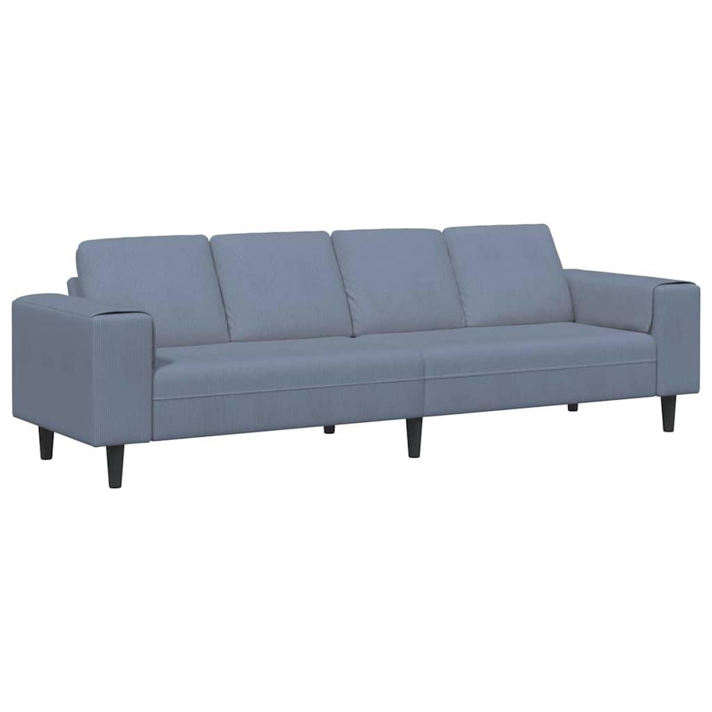 Sofa Plava 250 x 77 x 76 cm Kordura tekstil
