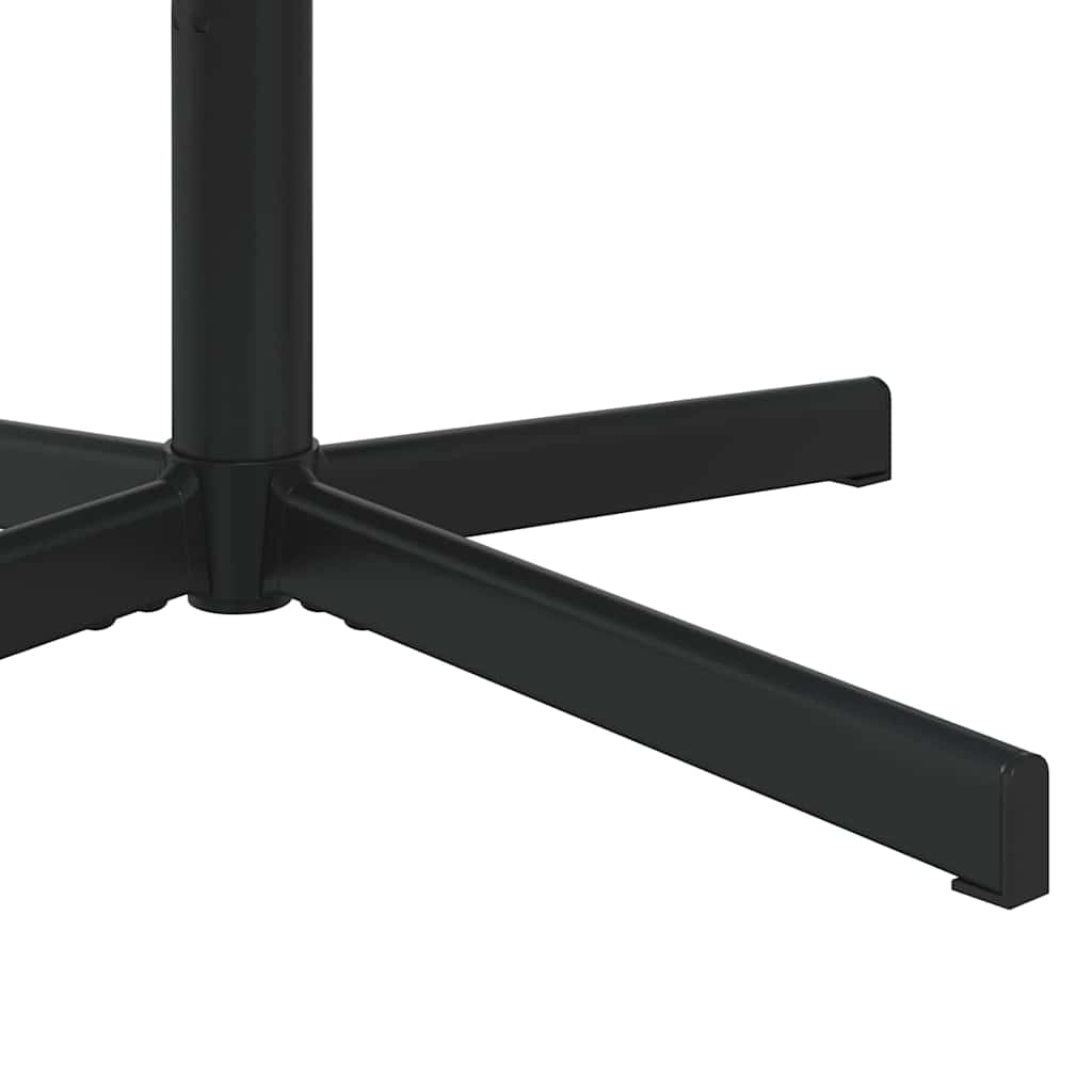 Stolica na kotačiće Crna 63 x 75 x 76 cm PU