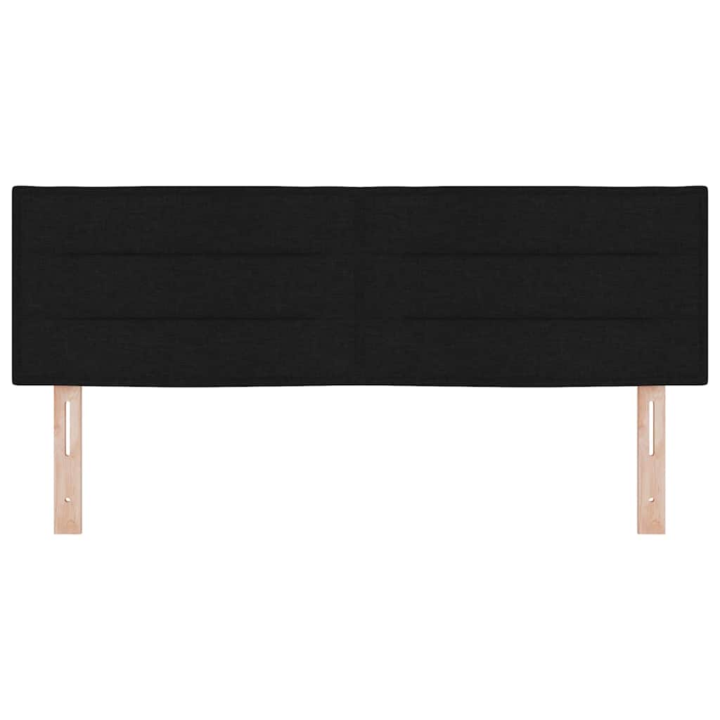 Uzglavlje Crna 144 cm tkanina
