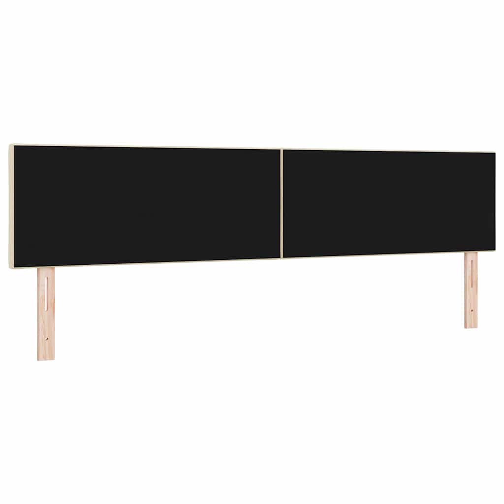 Uzglavlje Krema tkanina Svjetlosiva 200 cm