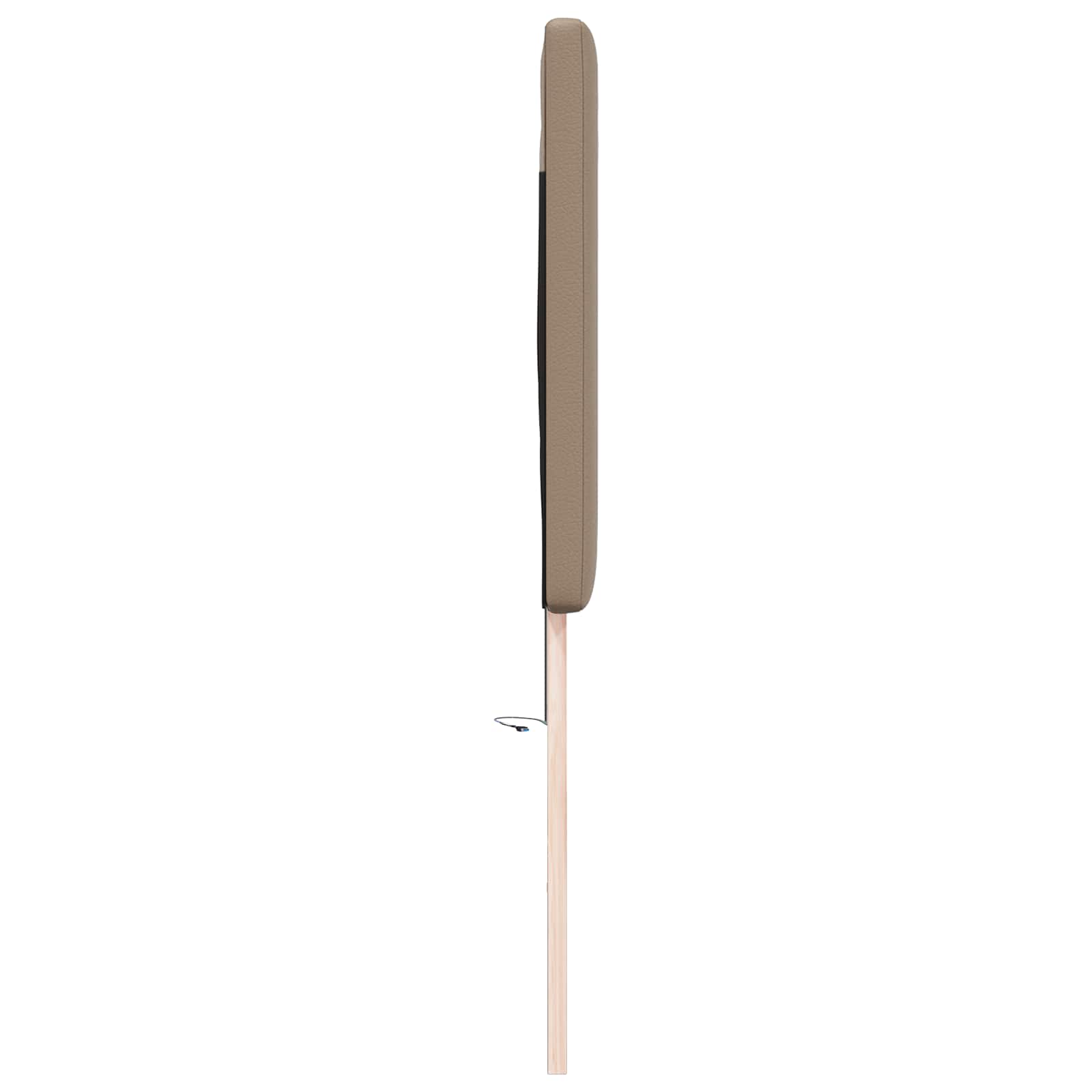 LED glava kreveta Boja cappuccina 200 cm Lažna koža