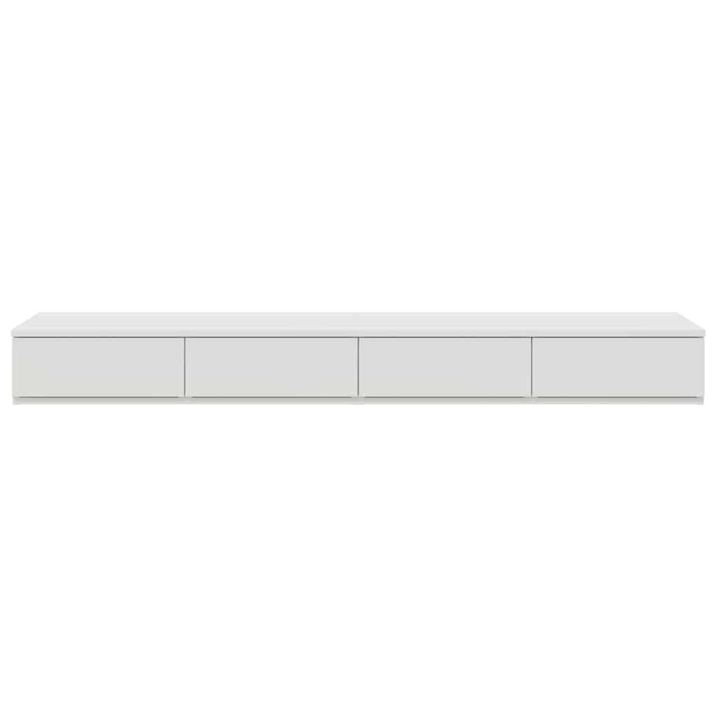 Ladice za krevet Bijelo 135 x 36,5 x 16,5 cm Konstruirano drvo