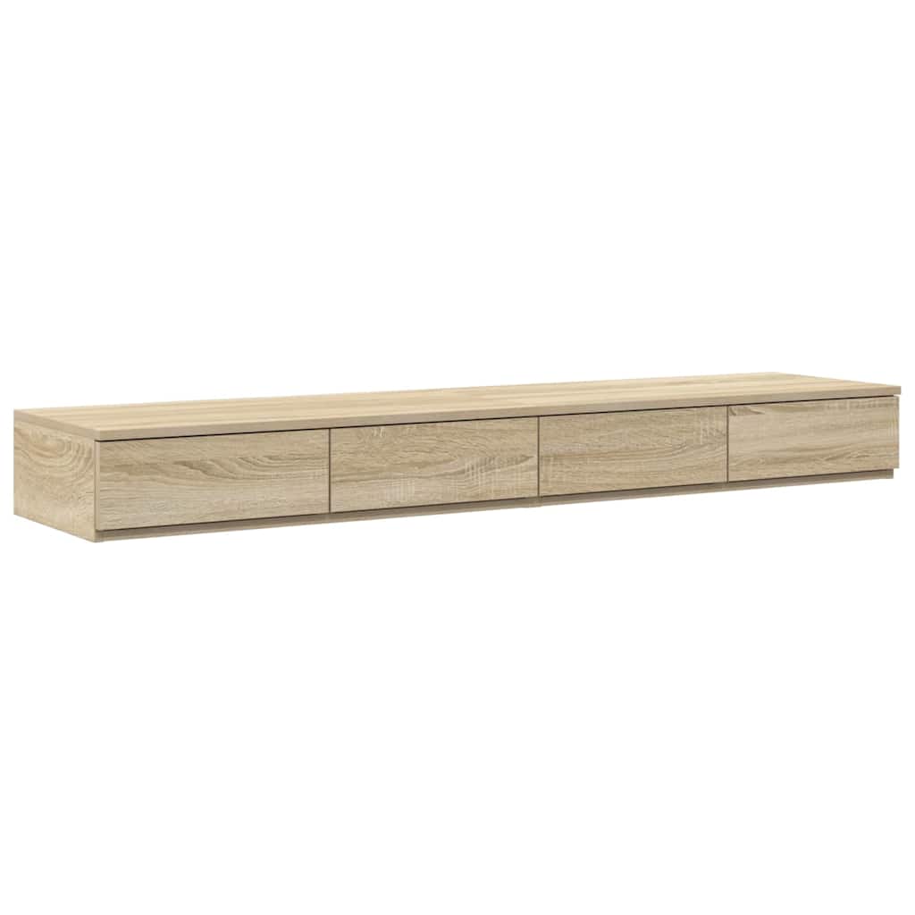 Ladice za krevet s ladicama Sonoma hrast 135 x 36,5 x 16,5 cm