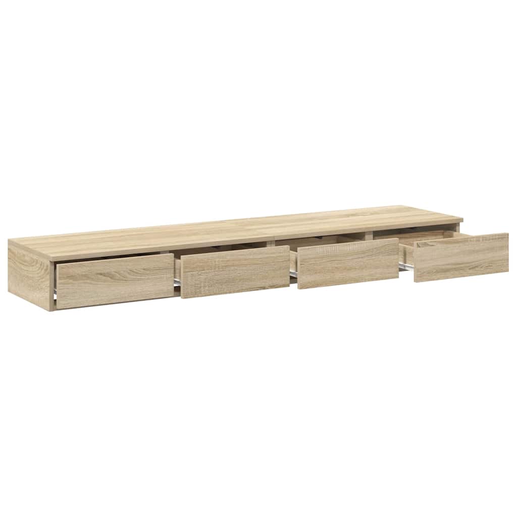 Ladice za krevet s ladicama Sonoma hrast 135 x 36,5 x 16,5 cm