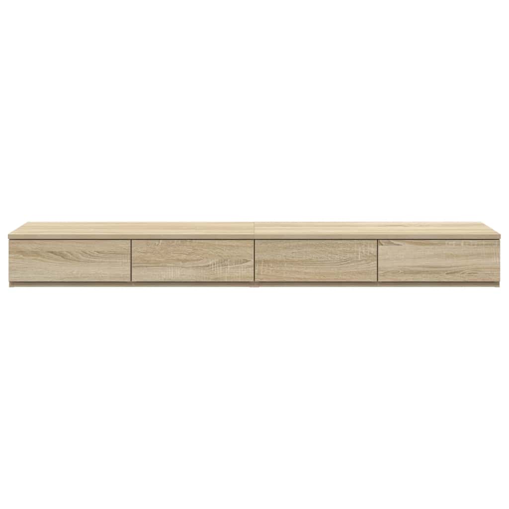 Ladice za krevet s ladicama Sonoma hrast 135 x 36,5 x 16,5 cm