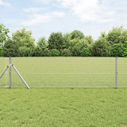 Zavarena žičana ograda 5000 x 60 cm Srebrno