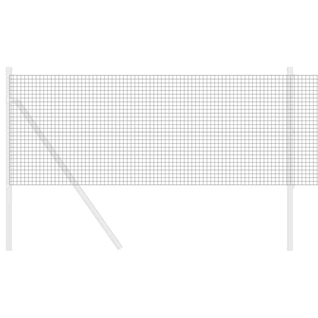 Zavarena žičana ograda 2500 x 60 cm Siva