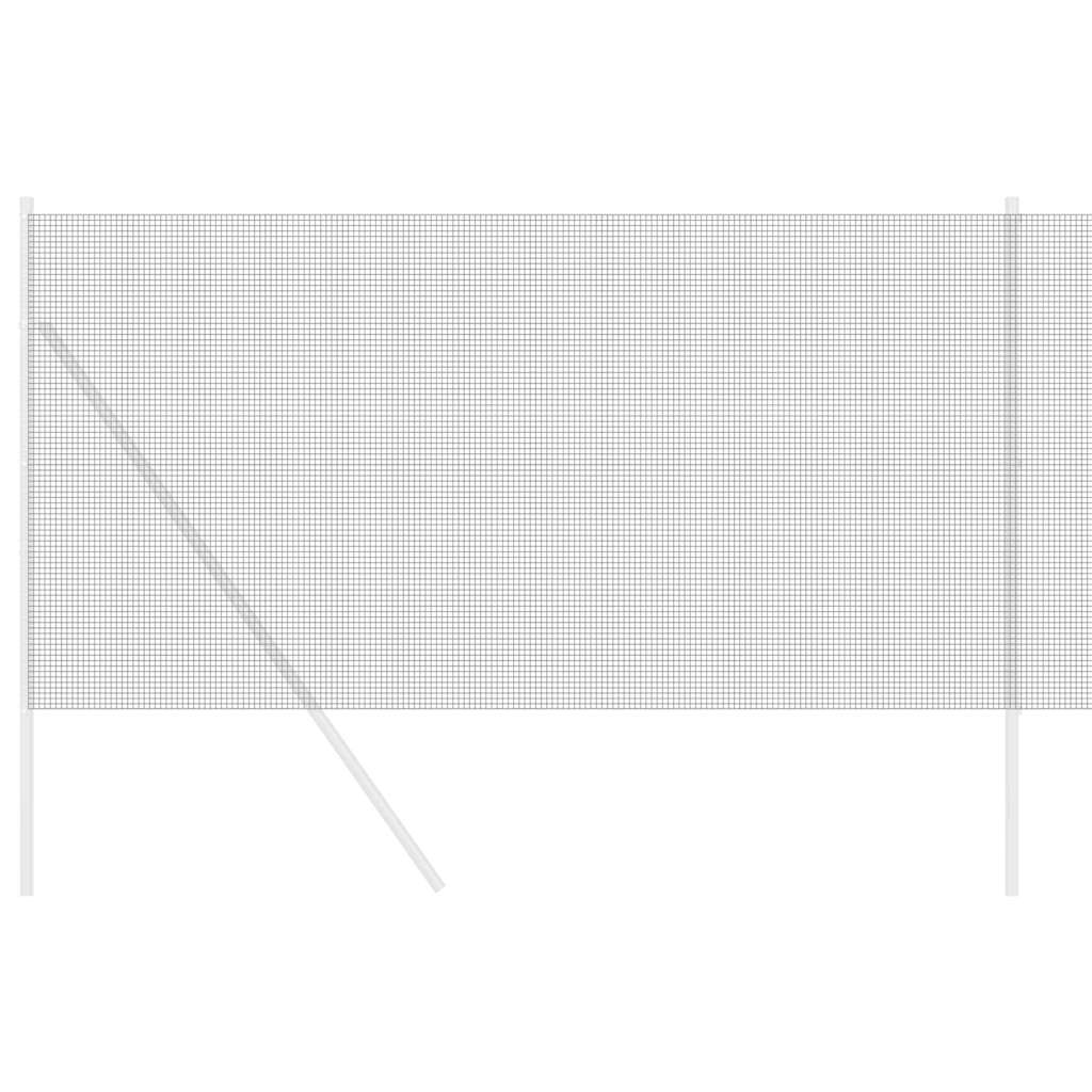 Zavarena žičana ograda 2500 x 140 cm Siva