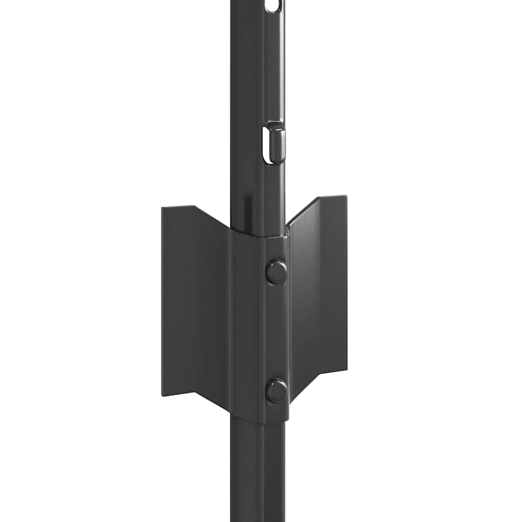 Stup za ogradu 22 pcs Siva 120 cm Čelik