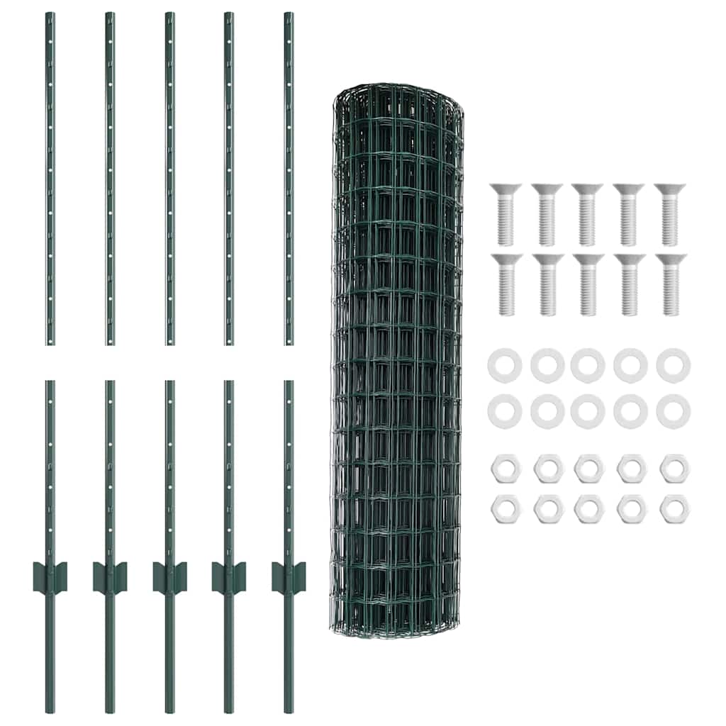 Zavarena žičana ograda 10 x 1 m (Š x V) Čelik premazan PVC-om