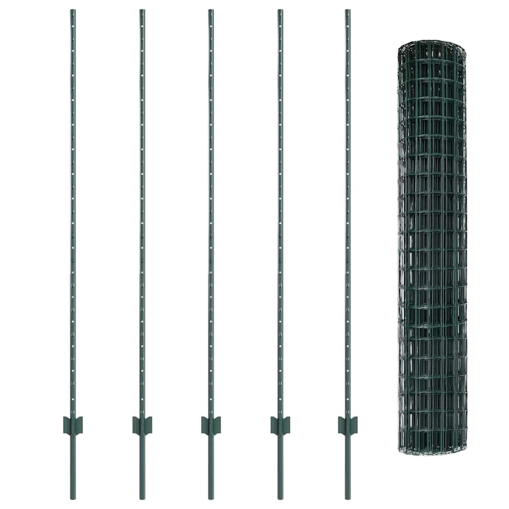 Zavarena žičana ograda 10 x 1,5 m (Š x V) Čelik premazan PVC-om