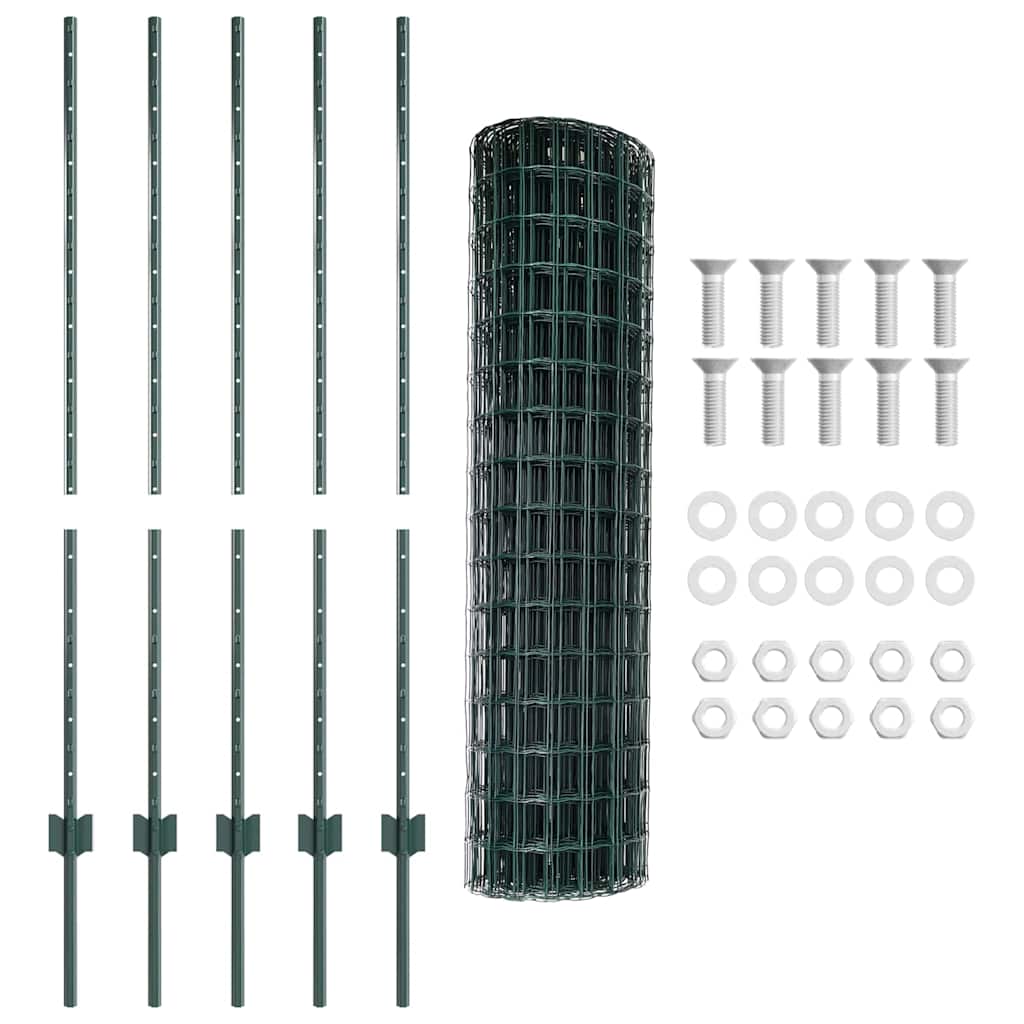 Zavarena žičana ograda 10 x 1,2 m (Š x V) Čelik premazan PVC-om