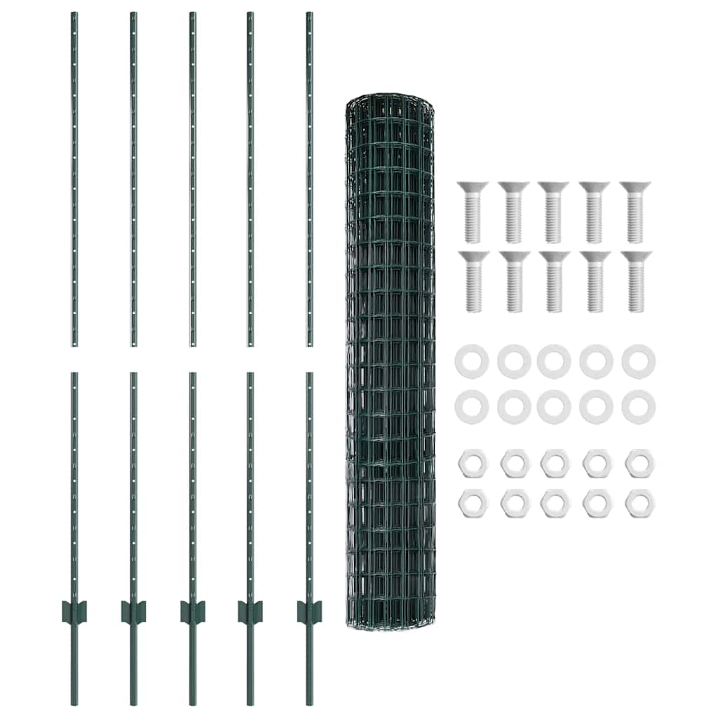 Zavarena žičana ograda 10 x 1,6 m (Š x V) Čelik premazan PVC-om